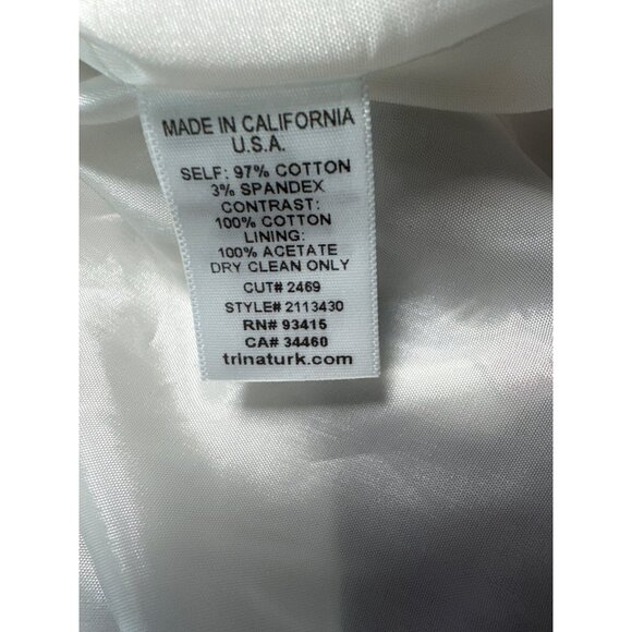 Trina Turk Telma Orchid Purple Cocktail Resort Strapless Dress Size 0 - Picture 9 of 11